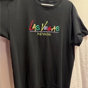 Las Vegas Embroidered Short Sleeve T-Shirt